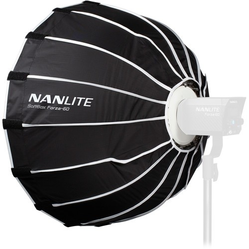 Nanlite parabolinis softboxas 60cm Forza 60 LED lempai