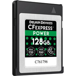 Delkin Devices 128GB  Specs CFexpress Type B