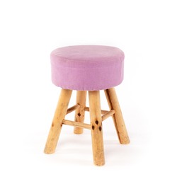 Žema violetinė kėdė, taburetė